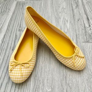 J.Crew Classic Ballet Flats Gingham